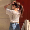 シンプルハートロゴTシャツ﻿ 6588-画像18-韓国ファッション通販POPREA［ポップリア］
