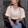 シンプルハートロゴTシャツ﻿ 6588-画像3-韓国ファッション通販POPREA［ポップリア］