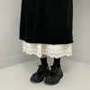 フレンチブラックコート＆ホワイトスカート 4935-お取り寄せ4935-画像7-韓国ファッション通販POPREA［ポップリア］