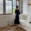 フロントギャザークラシックワンピ 4626-画像21-韓国ファッション通販POPREA［ポップリア］